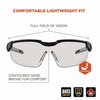 Ergodyne Skullerz DELLENGER Safety Glasses Adjustable Temples, Matte Black Frame, Clear Polycarbonate Lens 50060